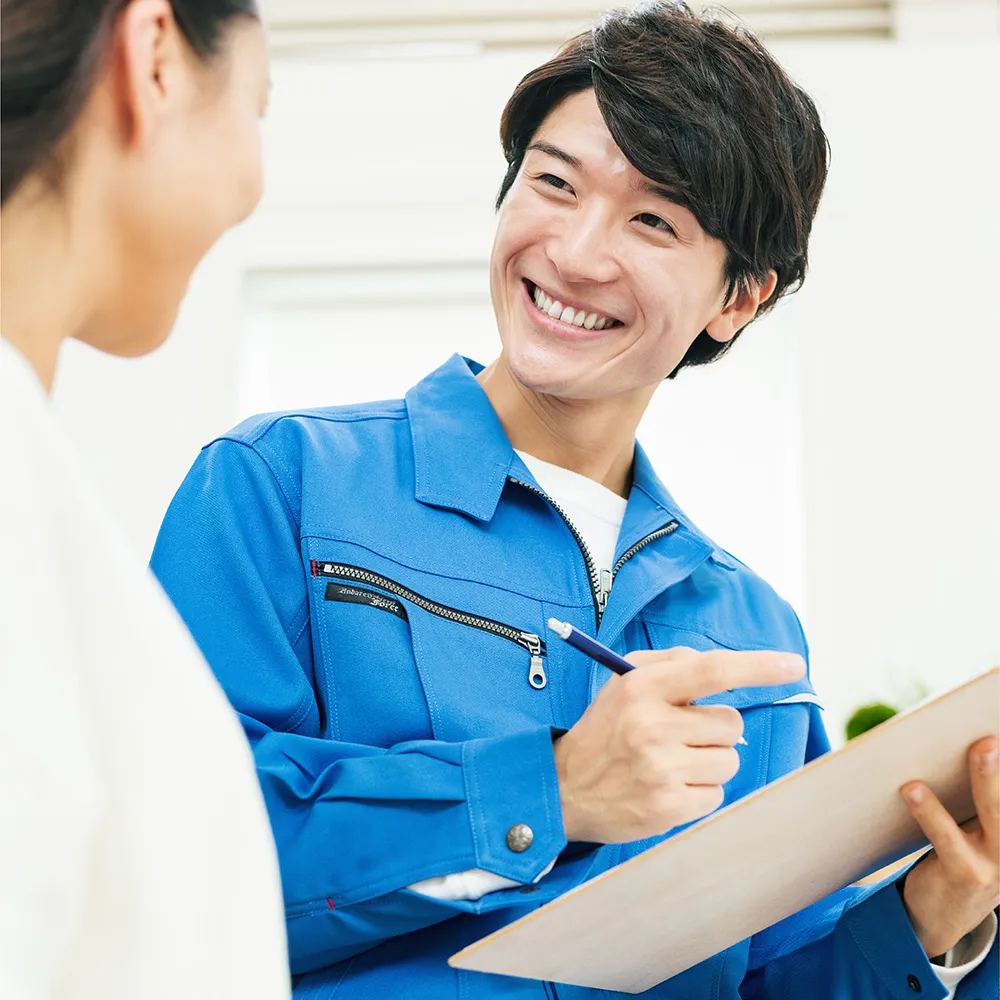 人との信頼関係を
大切に心掛けています