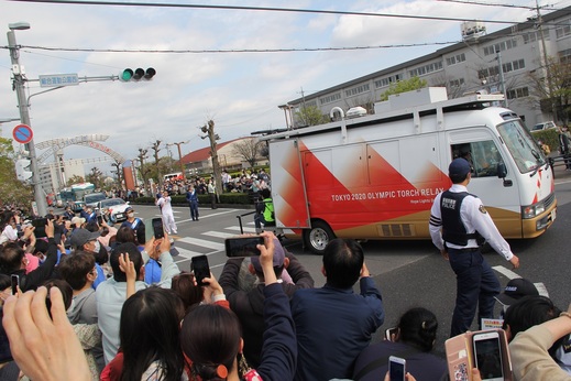 安城市の聖火リレー