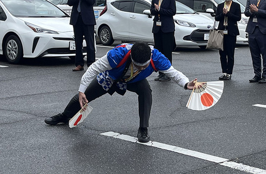  
 
朝から気合をいただきました！！！ 
 
 
ありがとうございます。 
 
&nbsp;