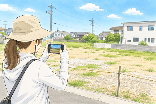 炎天下での現地確認。写真撮影の裏側をご紹介します。