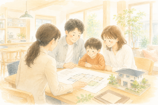 3棟とも、現在着々と工事が進んでいます。 
 
それぞれのお客様らしさが詰まった住まいが完成する日を、私も今からとても楽しみにしています。 
 
これからも一つひとつの出会いを大切にしながら、お客様の家づくりを精いっぱいお手伝いしていきたいと思います。 
&nbsp;