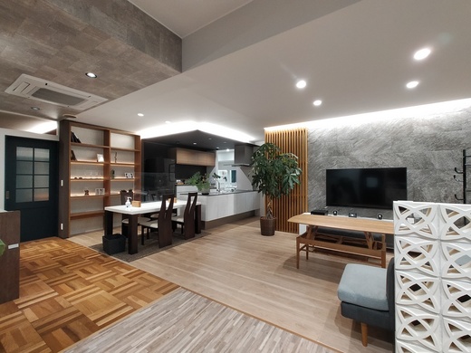 マンション リフォーム ～床の色でこんなに印象が変わります。