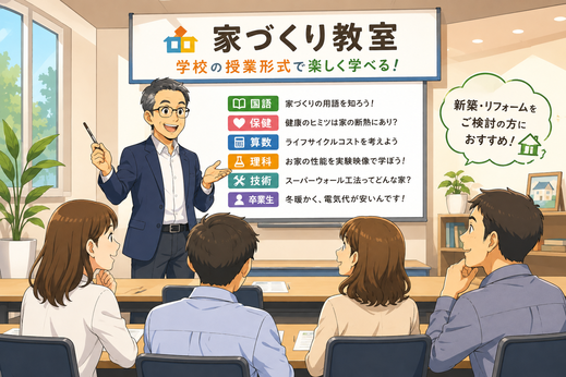 家づくりを楽しく学ぼう！「家づくり教室」開催