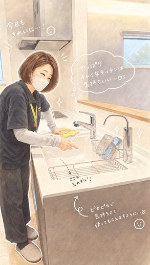 お引渡し前に学ぶ、水回りをきれいに長く使うコツ