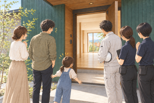 注文住宅の完成前立ち会い｜ご家族の思いが形になった新居を一緒に確認