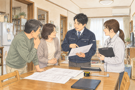 リフォーム現調（現地調査）って何をしてくれるの？
