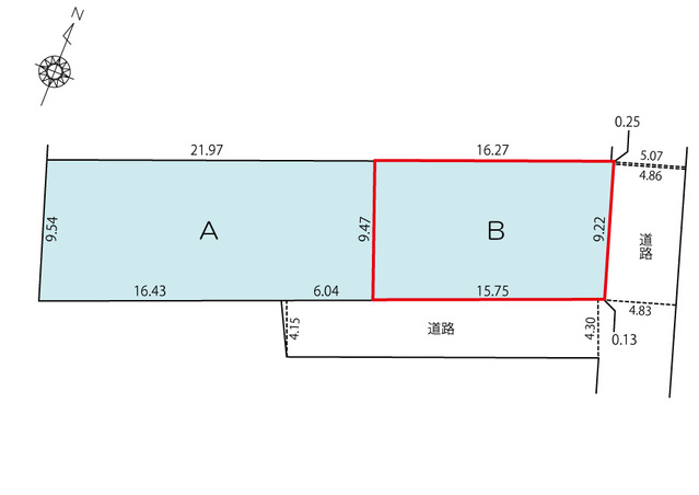 ※該当物件はB区画です