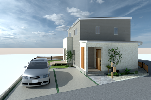 2階建て参考プラン│外観イメージ