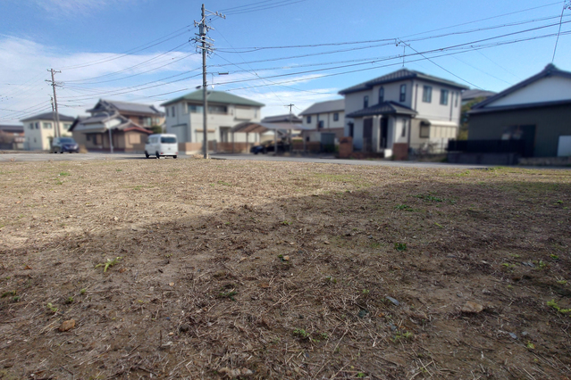 現地写真│田園風景の中に広がる落ち着いた住宅地です